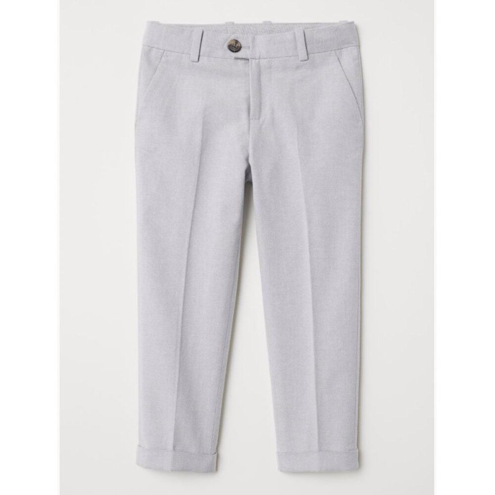 H&M Gray Suit Dress Pants Sz 4/5